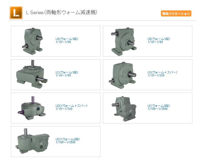 日本AOKI青木减速机型号LB3-60轴配置：标准型 