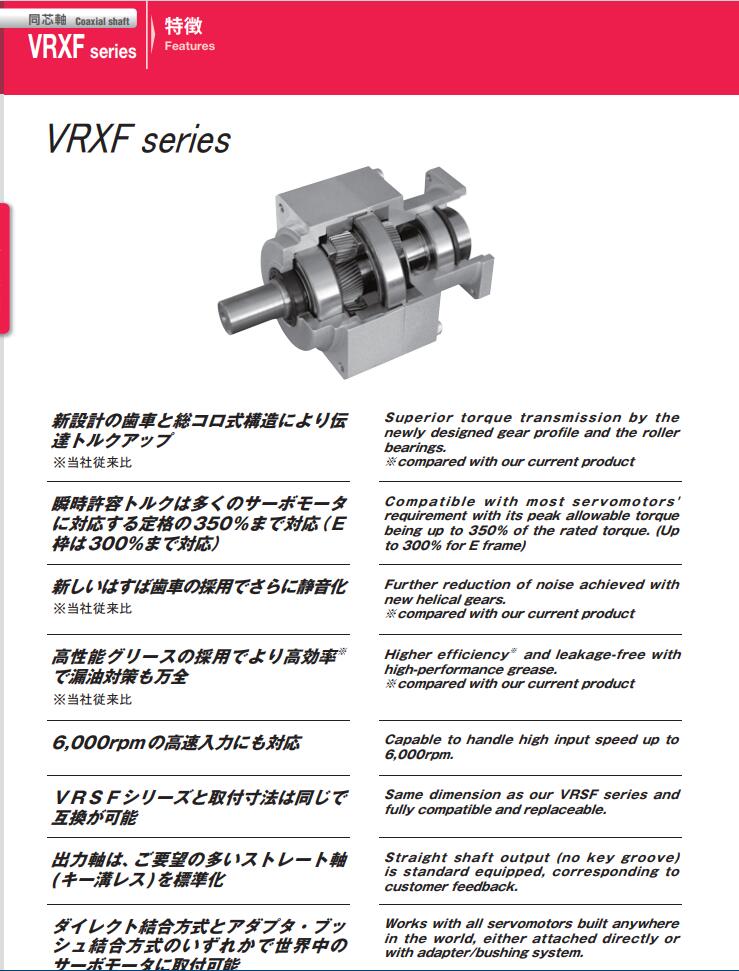 SHIMPO电产新宝减速机型号VRXF-PB-5C-K-75...