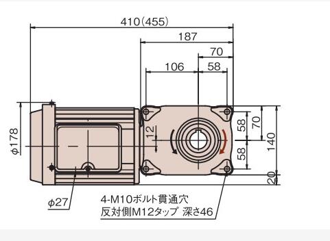 原装进口日本椿本减速机型号HMTR075-35H50B