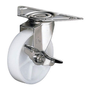 日本进口带挡板HAMMER-CASTER哈玛旋转式脚轮型号：...