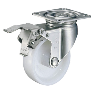 采用了开关设计控制旋转的HAMMER-CASTER哈玛脚轮型...