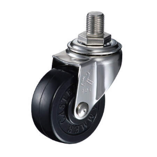 HAMMER-CASTER螺纹螺杆旋转式不锈钢脚轮型号：32...