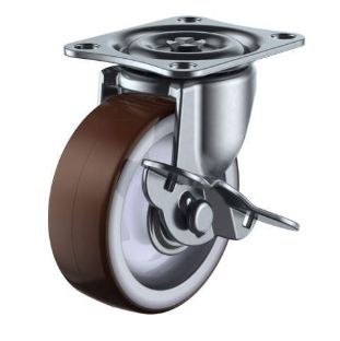 有弹性不易变形的YUEI-CASTER优越万向聚氨酯脚轮型号...